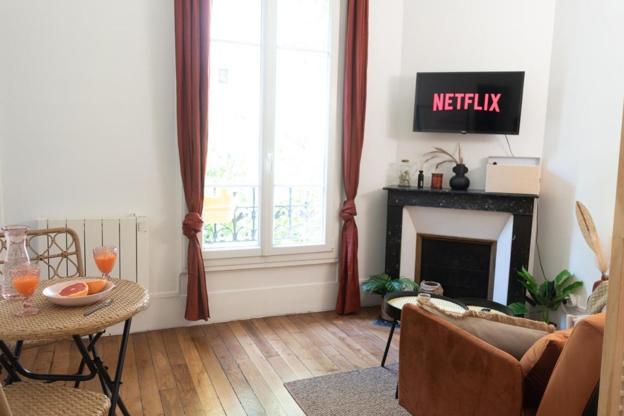 Cosy Et Comfort Studio Equipe A Clichy 5 Min Metro Eksteriør billede